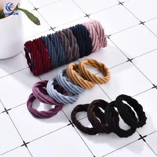 20PCS Colorful Elastic Hair Ties Band Ropes Ring Ponytail Holder Adult Headwear