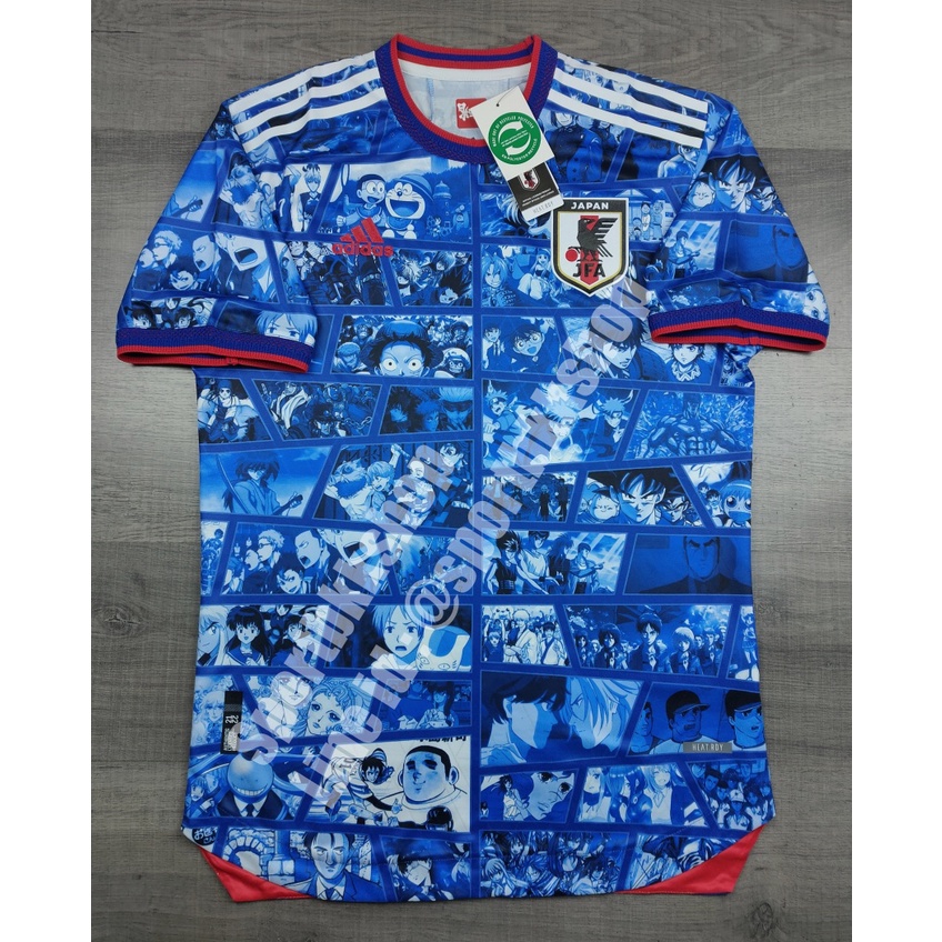 [Player] - เสื้อฟุตบอล ทีมชาติ Japan ญี่ปุ่น Special Edition ลายการ์ตูน 2022