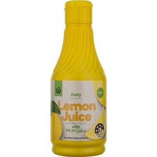 Woolworths Lemon Juice 250ml วูลเวิร์ธ น้ำมะนาว