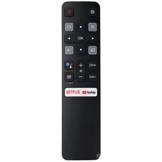 ใหม่ ของแท้ รีโมตคอนโทรล RC802V FNR1 สําหรับสมาร์ททีวี TCL Android 4K Netflix YouTube 49P30FS 65P8S 55C715 49S6800 4