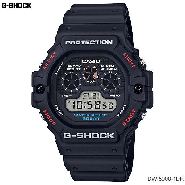 Casio G-Shock นาฬิกาข้อมือผู้ชาย สายเรซิ่น รุ่น DW-5900 DW-5900-1DR