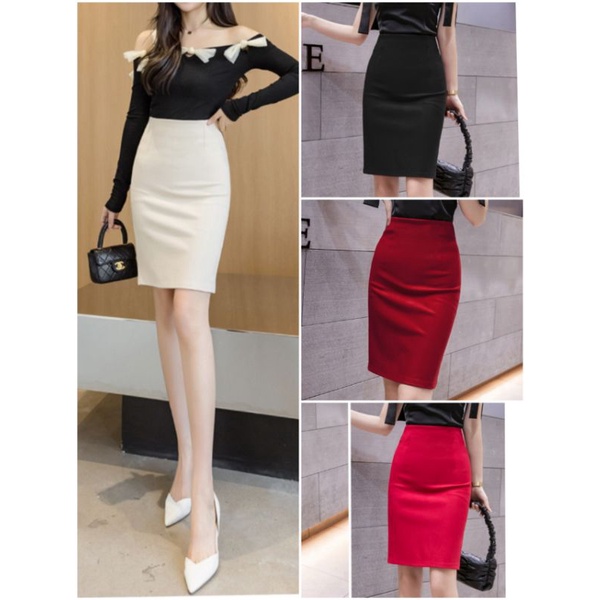 กระโปรงทำงาน​ กระโปรงยาว​ ​ (SS-3XL)พร้อมส่ง​/