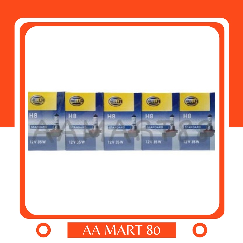 Hella H8 12V 35W โคมไฟ Hella H8 12V 35W โคมไฟ
