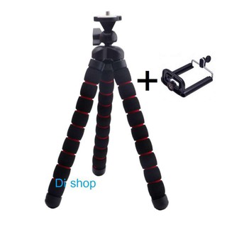 ขาตั้งกล้อง ขาตั้งมือถือ หนวดปลาหมึก แบบฟองน้ำ Gorillapod Flexible Tripod Octopus tripod (Size L)