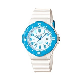 Casio นาฬิกา ข้อมือผู้หญิง สายเรซิ่นสีขาว รุ่น LRW-200H-2BV (ขายดี)