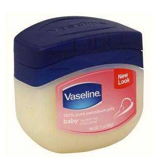 Vaseline Pure Petroleum Jelly BABY (USA Imported) วาสลีน เพียว ปิโตรเลี่ยม เจลลี่ เบบี้ เพื่อบอบบางสำหรับเด็ก 368ml.