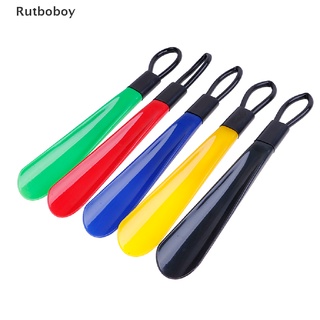 [Rut] 1Pc Plastic long handle shoehorn portable craft shoes accessories 28cm COD