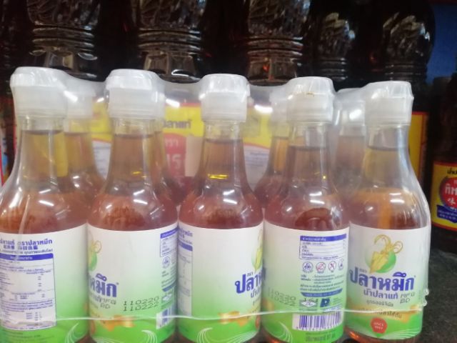 น้ำปลา​ ตราปลาหมึก​ ขวดแก้วเล็ก​ 10ขวด​ 60Ml | Shopee Thailand