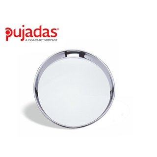 PUJADAS ถาดสแตนเลสทรงกลม พื้นผิวขัดเงา เส้นผ่านสูนย์กลาง 40cซม PUJ1-619.000