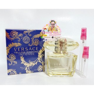 น้ำหอมแท้แบ่งขาย versace yellow diamond intense edp