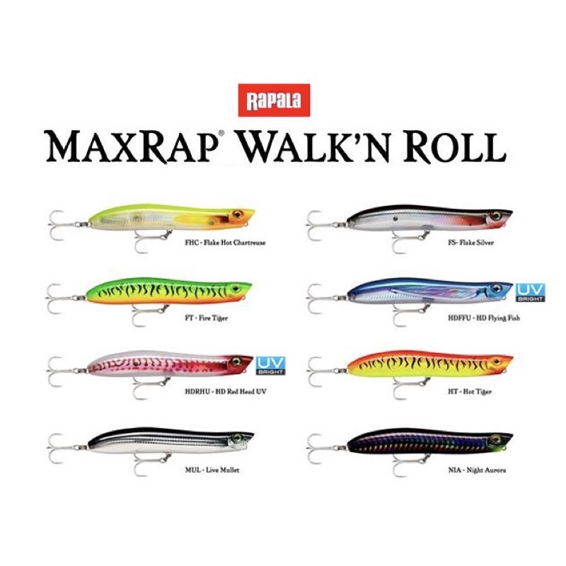 Rapala MAXRAP WALK’N ROLL 13cm