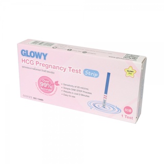 GLOWY HCG TEST STRIP จุ่ม (PREG TEST) ชมพู