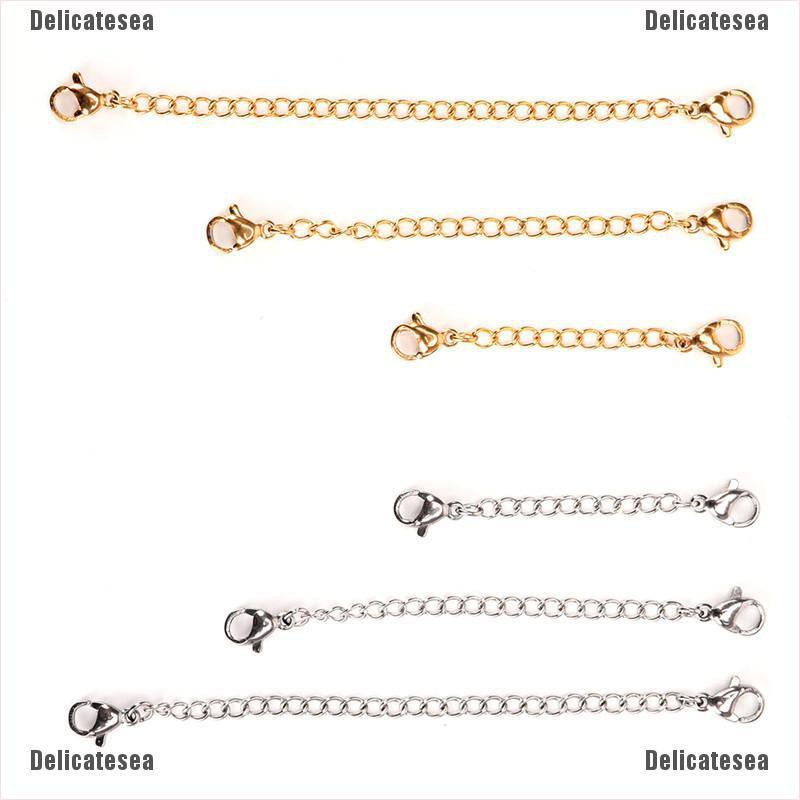 (ds) สร้อยข้อมือ ต่างหูโซ่ ขยายได้