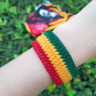 กำไลข้อมือถักลายเร็กเก้ Reggae!!