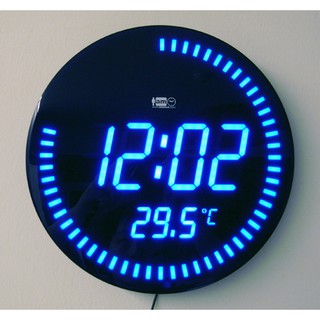 นาฬิกาดิจิตอล iamclock LED Alarm Clock Wall Type 1009D (Blue) (สินค้าอยู่ในประเทศไม่ต้องรอ)