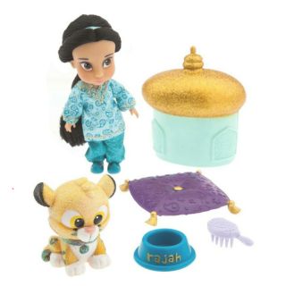 Disney - Disney Animators Collection Jasmine Mini Doll Play Set ขนาด 5 นิ้ว **กล่องมีรอยจากการขนส่ง**