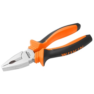 🔥โค้ดINC3LEL3ลด30฿คีมปากจิ้งจก COMBINATION PLIERS ยี่ห้อ WOKIN WK100006-8