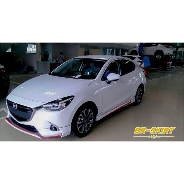 ♦️ชุดแต่งสเกิร์ต Mazda2 Skyactiv 2015-2019 Amotriz แบบ 4 ประตู