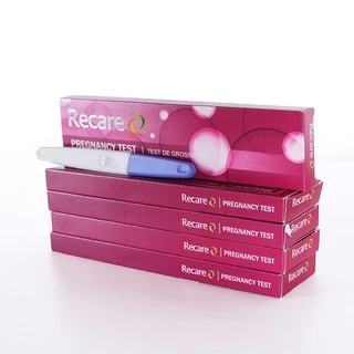 Exp.12/27 Recare รีแคร์ ตรวจครรภ์ชนิดปากกา ชุดตรวจครรภ์ ตรวจครรภ์แบบปากกา ที่ตรวจครรภ์ แบบปัสสาวะไหลผ่าน