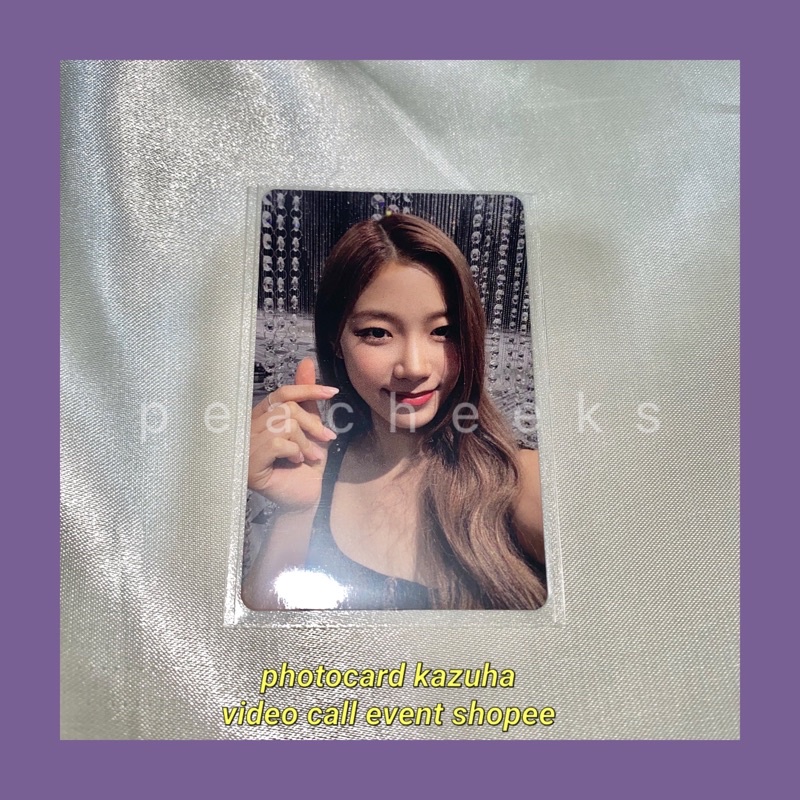 [พร้อมส่ง] photocard Kazuha le sserafim (shopee)