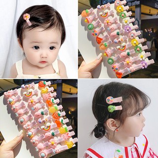 ชุดกิ๊บติดผม ลายดอกไม้ สัตว์ สำหรับเด็กผู้หญิง 10 ชิ้น