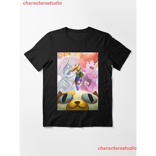 New Fionna And Cake Essential T-Shirt ผู้หญิง ดพิมพ์ลาย เสื้อยืดผ้าฝ้าย คอกลม cotton ความนิยม sale Unisex