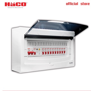 HACO ชุดตู้คอนซูมเมอร์ยูนิต 10 ช่อง MAIN RCBO 50A รุ่น CFS16/50-MR10