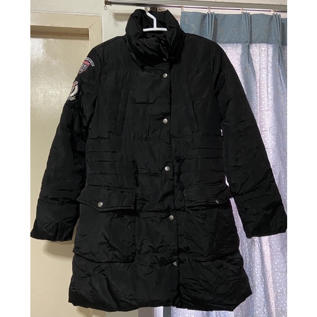 เสื้อโค้ทยาว (Coat) สีดำ กันหนาวมือสอง แบรนด์ญี่ปุ่น