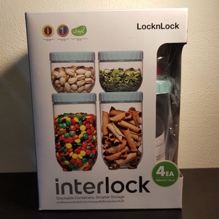 LocknLock ขวดโหลเอนกประสงค์ 4 ชิ้น