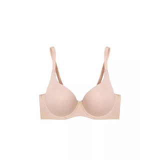 Sabina เสื้อชั้นใน มีโครง ฟองน้ำบาง  Seamless Fit Perfect Bra สีเนื้อ