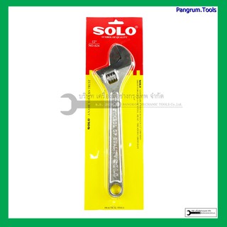 SOLO ประแจเลื่อน ขนาด 12 นิ้ว (300 มิลลิเมตร) รุ่น 624
