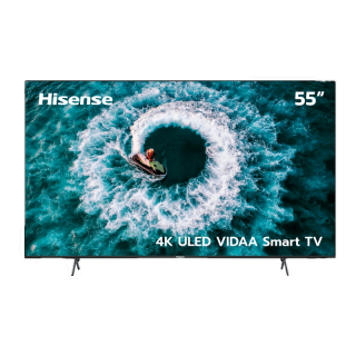 โปรโมชั่น Flash Sale : Hisense TV ทีวี 55 นิ้ว 4K ULED(QLED) VIDAA U5 Smart TV Netflix & Youtube & MEMC 60HZ Wifi 2.4 & 5 Ghz /DVB-T2 / USB2.0 / HDMI /AV รุ่น 55EU6H