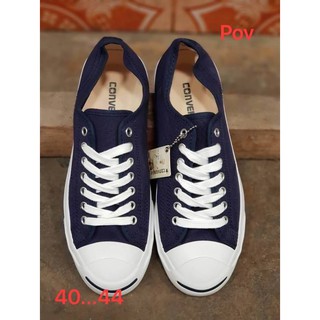 Converse Jack Purcell รองเท้าผ้าใบคอนเวิร์ส รองเท้าผ้าใบลำลอง Unisex Size:37eu-45eu