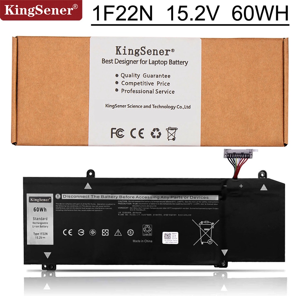 KingSener 1F22N XRGXX Laptop Battery For Dell ALIENWARE 2018 orion M15 M17 R1 P82F P40E P79F P37E In