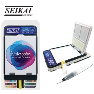 SEIKAI สีน้ำ POCKET 32สี (ART PALETTE)