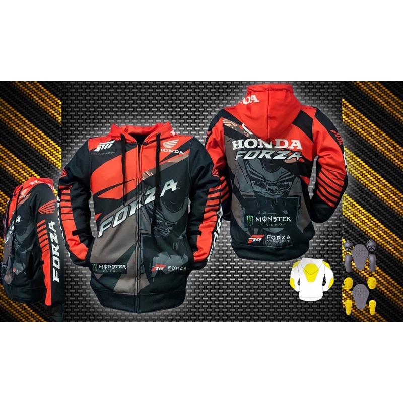 เสื้อการ์ดฮอนด้า HONDA FORZA ขี่มอเตอร์ไซค์ (เก็บเงินปลายทางได้)