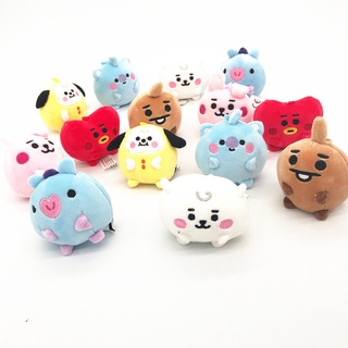 พวงกุญแจ จี้ตุ๊กตา BTS JUNG KOOK Chimmy Shooky Tata ขนาด 7-12 ซม. เหมาะกับตกแต่งกระเป๋า สําหรับเด็ก และผู้ใหญ่