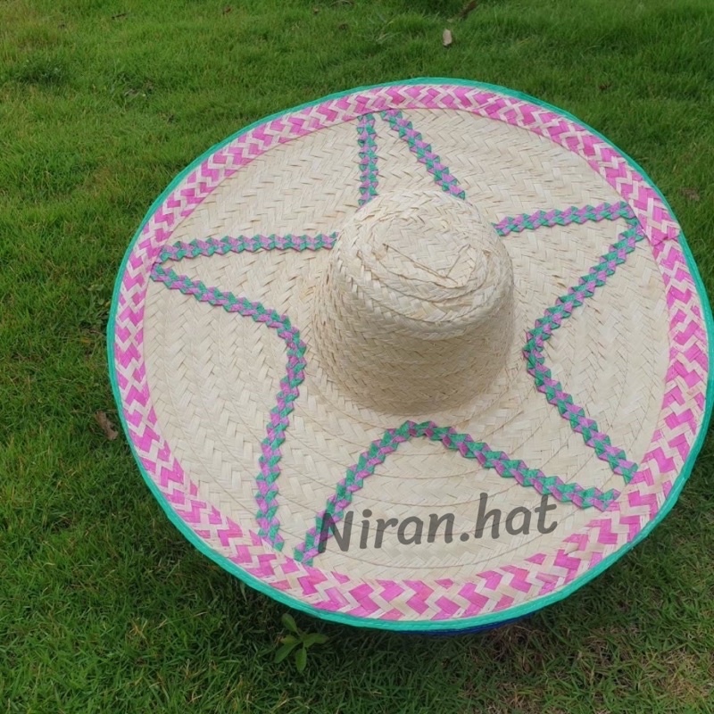 หมวกดาวขนาด 7 นิ้ว ขาย 1 ใบ  กันแดดกันฝนได้ดีมาก by Niran.hat ร้านนิรันดร์ทำหมวก