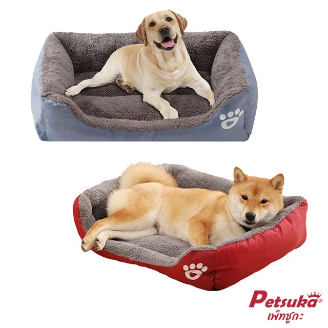 ที่นอนสัตว์เลี้ยง Petsuka รูปทรงสี่เหลี่ยมหนานุ่ม thumbnail 3