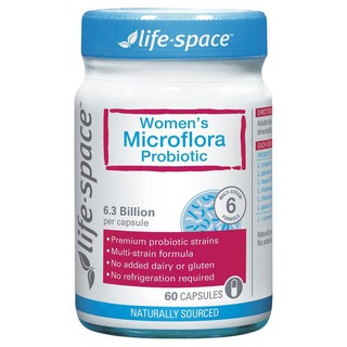 Life Space Womens Microflora Probiotic 60 Capsules