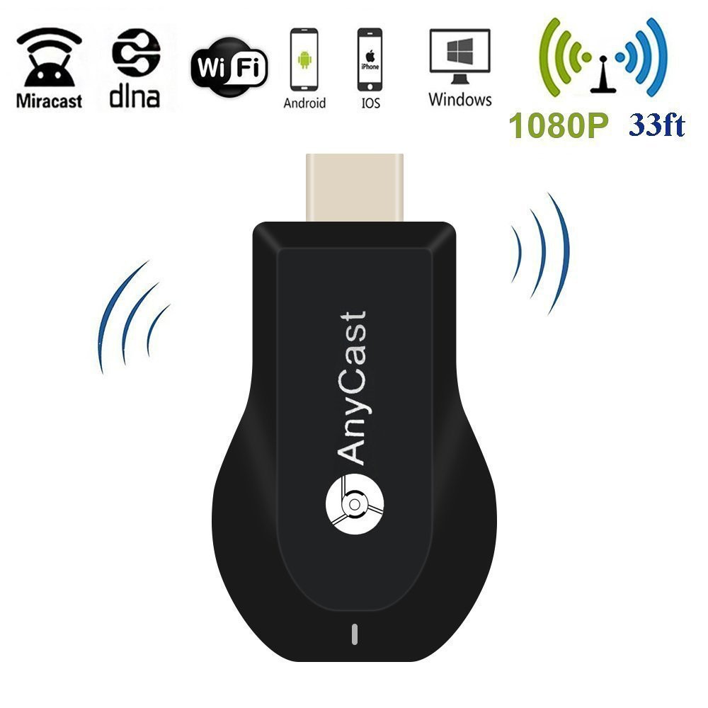 WiFi Display Dongle,Wireless 1080P Mini Display Receiver HDMI TV ...