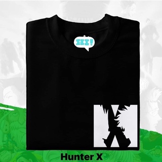 เสื้อยืดสีขาว เสื้อสาวอวบ HUNTER X ฮันเตอร์เสื้อยืดเสื้อยืดคําสั่งผู้ชายผู้หญิงปรับแต่ง OHx เสื้อคู่