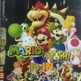 แผ่น​เกมส์​ps2 Mario Yoshi 14in1