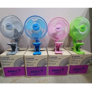 Mira พัดลมแบบหนีบ ขนาด 8 นิ้ว รุ่น M-13 ( มีสีให้เลือกหลายสี )