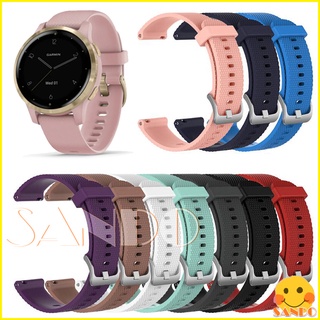 สาย Garmin Vivoactive 4s สายGarmin Venu 2S สาย silicone strap Garmin Vivomove 3S สายนาฬิกาข้อมือซิลิโคนสําหรับ Garmin Vivomove