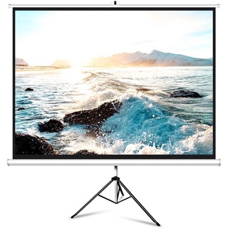 จอโปรเจคเตอร์ 100 นิ้ว พร้อม ขาตั้ง - Tripod Screen Projector 4:3 size 2000mm x 1500mm