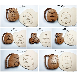 พิมพ์กดคุกกี้ ลาย Sumikko Gurashi แก๊งมุมห้อง (เลือกลายด้านใน)