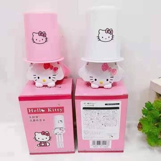 ที่แขวนแปรงสีฟันพร้อมแก้ว คิตตี้ น่ารักๆ