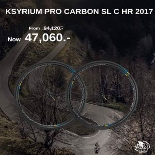 ล้อ​เสือหมอบ​ยี่ห้อ​ mavic​ รุ่น. ksyrium pro​ carbon​ SL c  HR