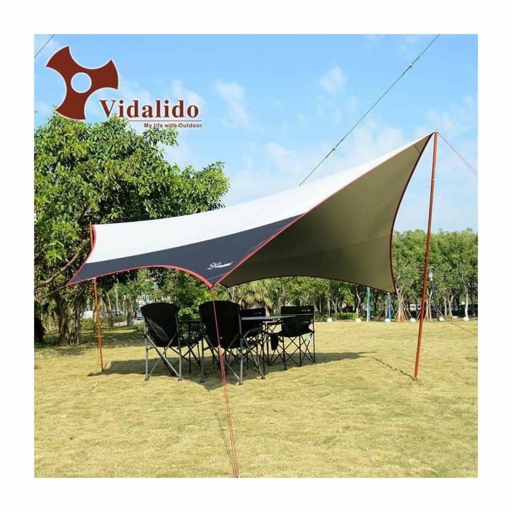 Vidalido ทาร์ป ฟลายชีท  ทรงผีเสื้อ 5*4.7M